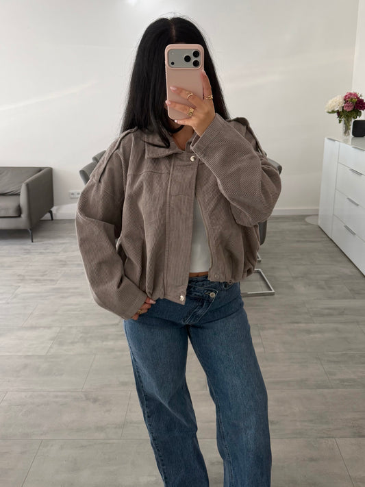 BAUMWOLL-CORDJACKE CASSIE Musselin kaufen | Miss Nova