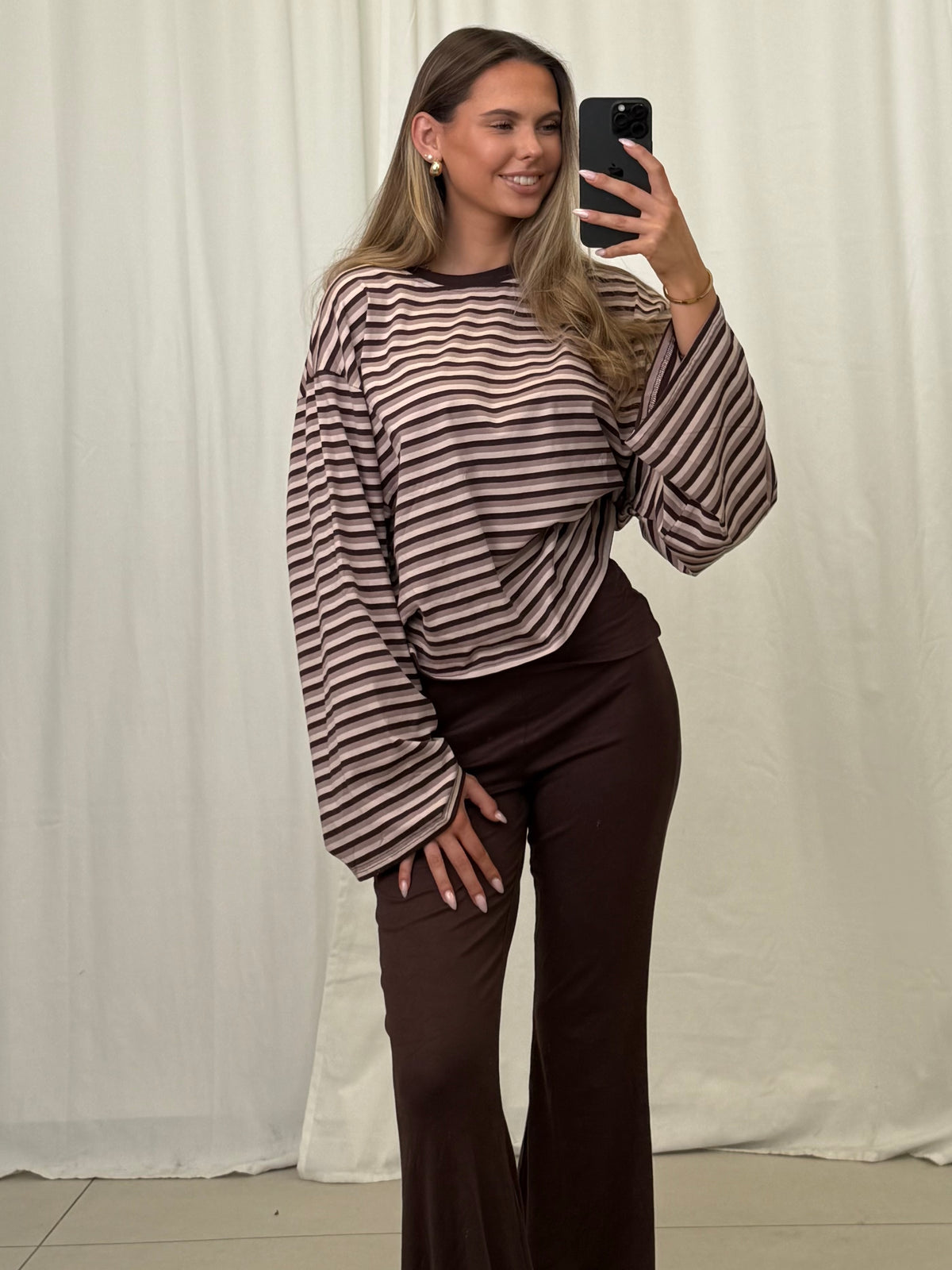 STRIPED COTTON LONGSLEEVE LINNEA
