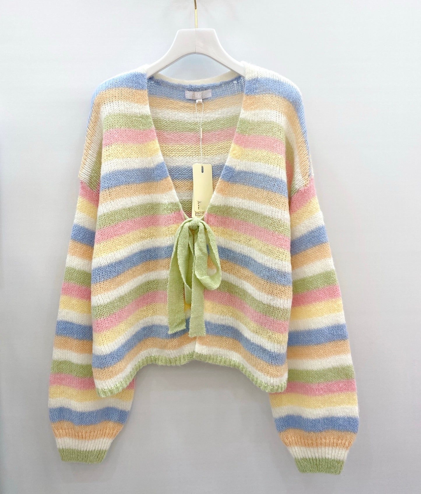 CARDIGAN RIA MIT SCHLEIFE – Miss Nova Damenmode