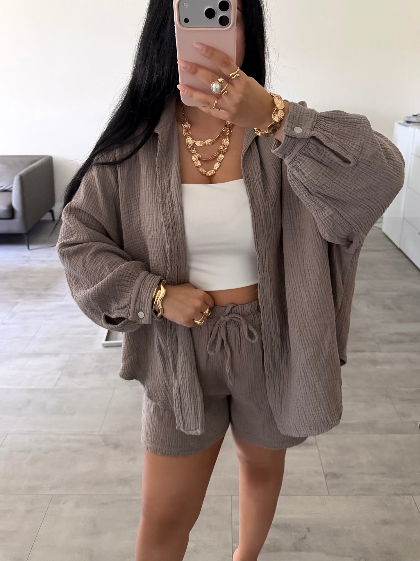 MUSSELIN SHORTS LEYA