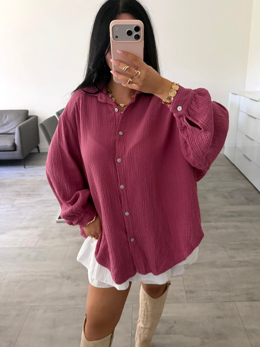 MUSSELIN BLUSE LEYA Musselin kaufen | Miss Nova