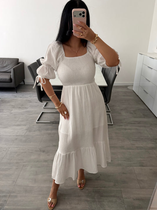 MUSSELIN KLEID HELEN Musselin kaufen | Miss Nova