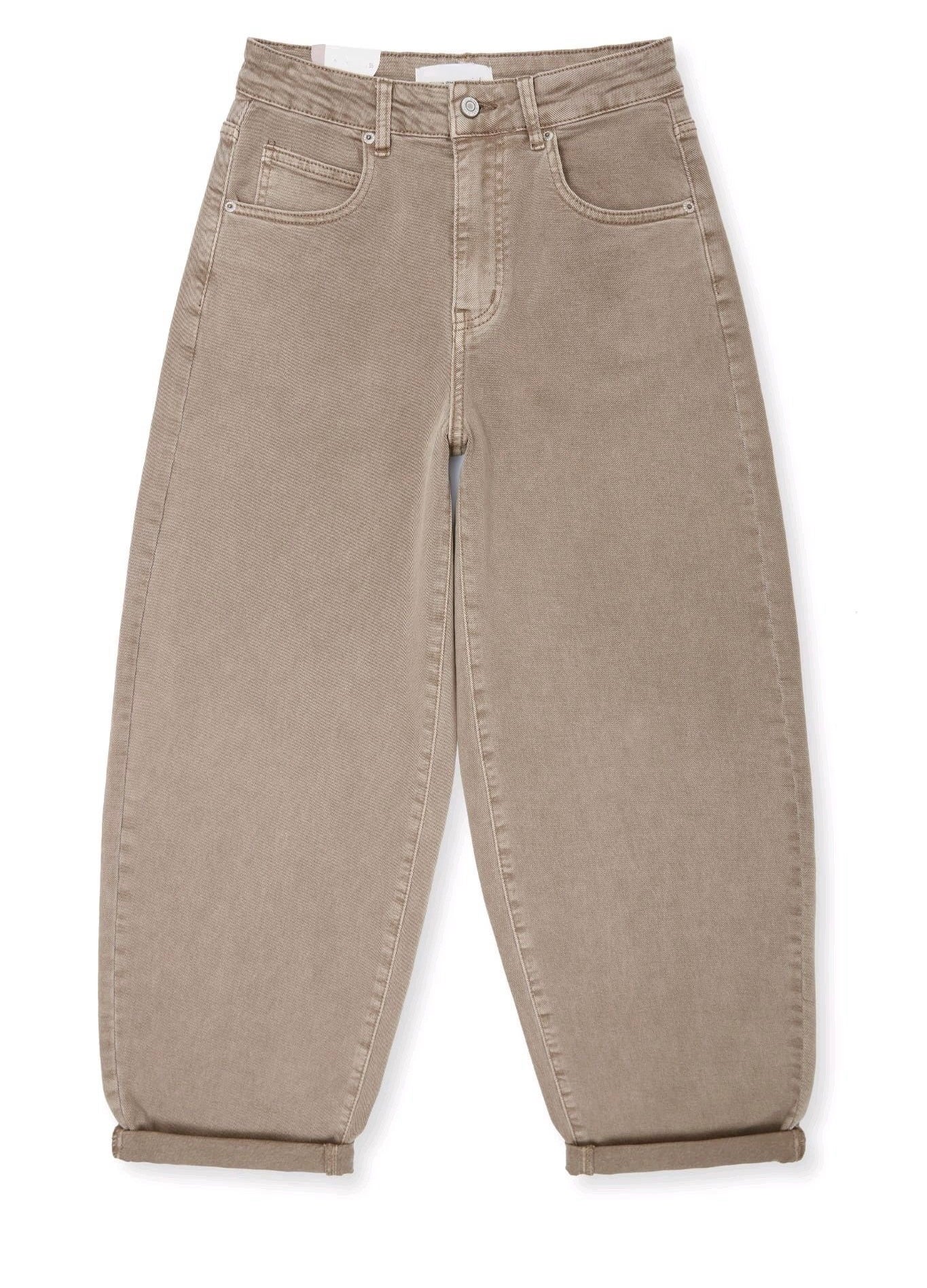 STRETCH BALLOON JEANS VALERIE CAMEL