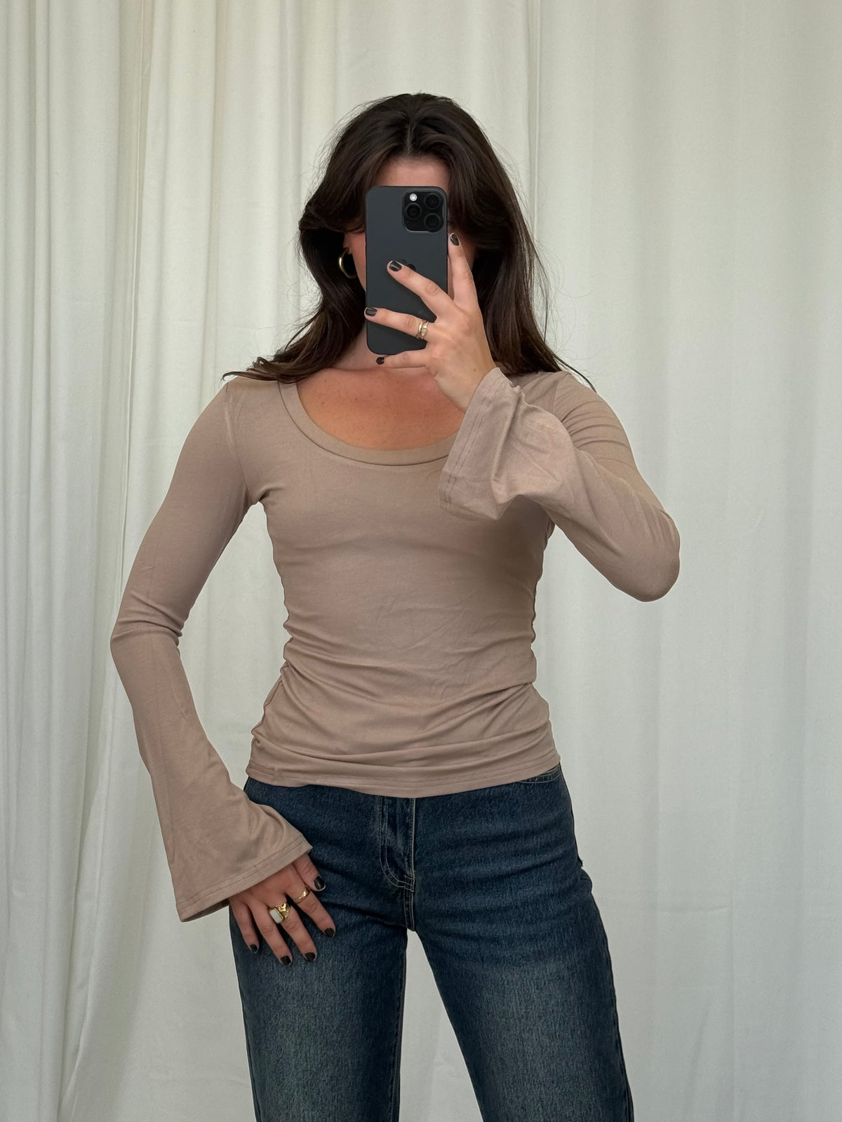 SOFT TOUCH LONGSLEEVE ANITA SOFT TAUPE