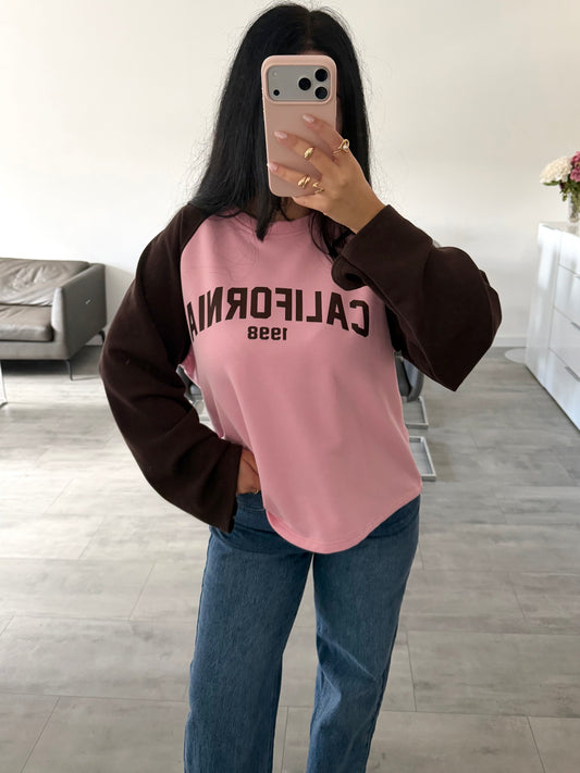OVERSIZE SWEATSHIRT CALIFORNIA Musselin kaufen | Miss Nova