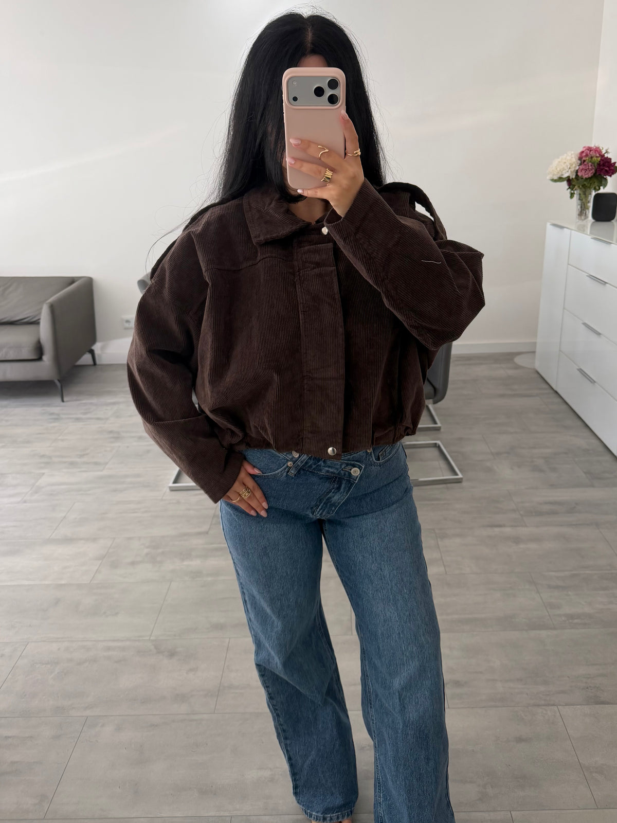 BAUMWOLL-CORDJACKE CASSIE