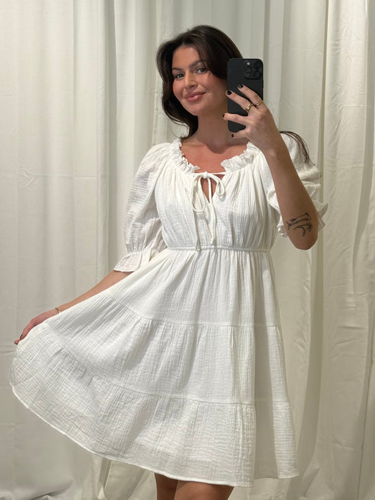 MUSSELIN BABYDOLLKLEID ELLA Musselin kaufen | Miss Nova