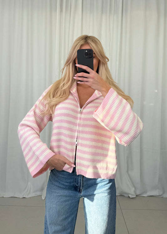 STRICKJACKE LINEA MIT REISSVERSCHLUSS