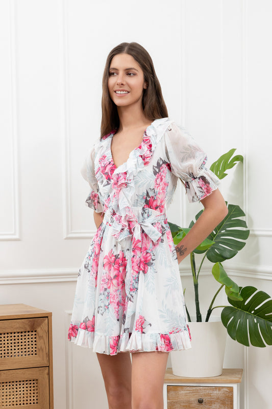 KLEID ALISA KURZ Musselin kaufen | Miss Nova