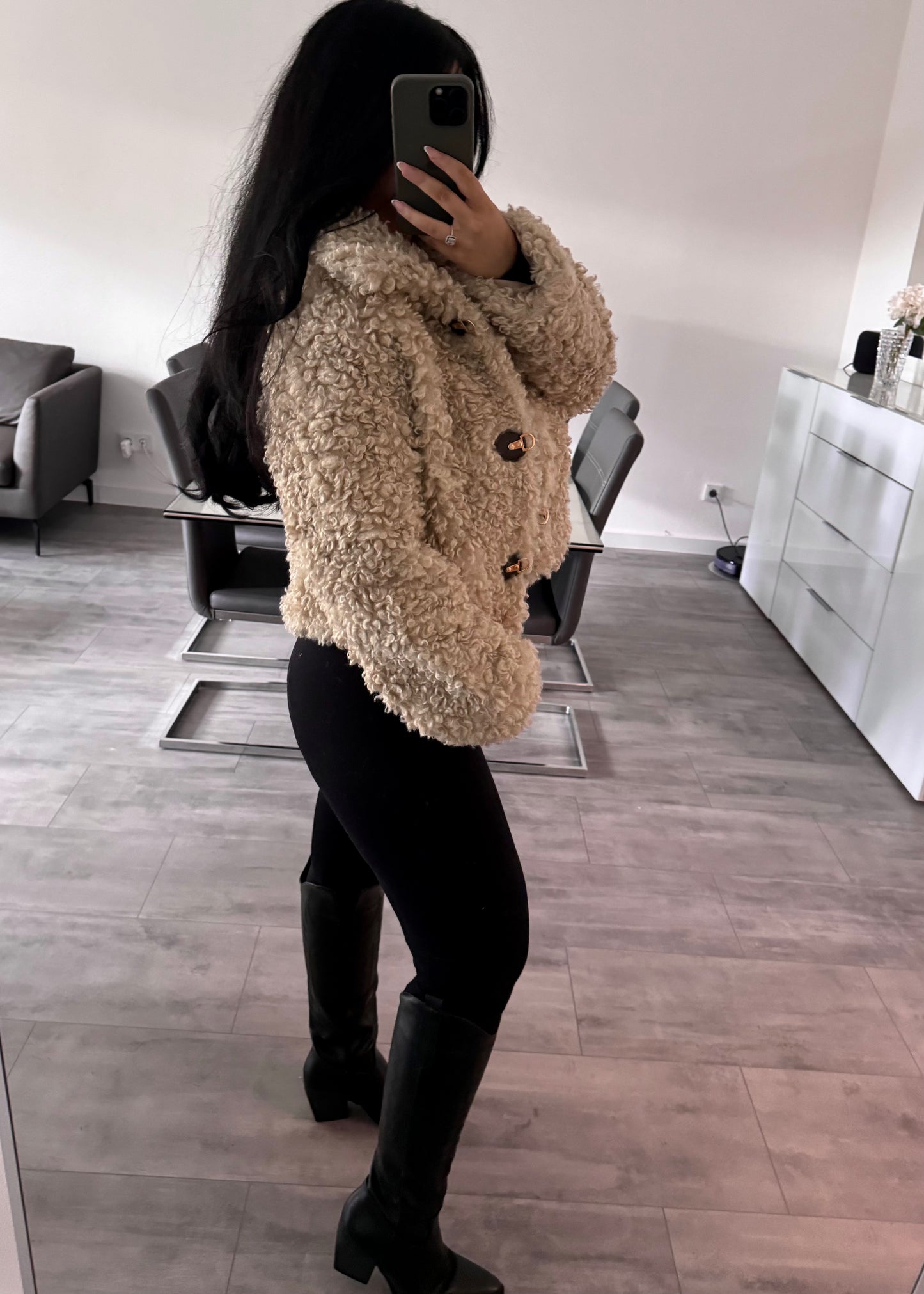 TEDDYJACKE CAMILLE BEIGE