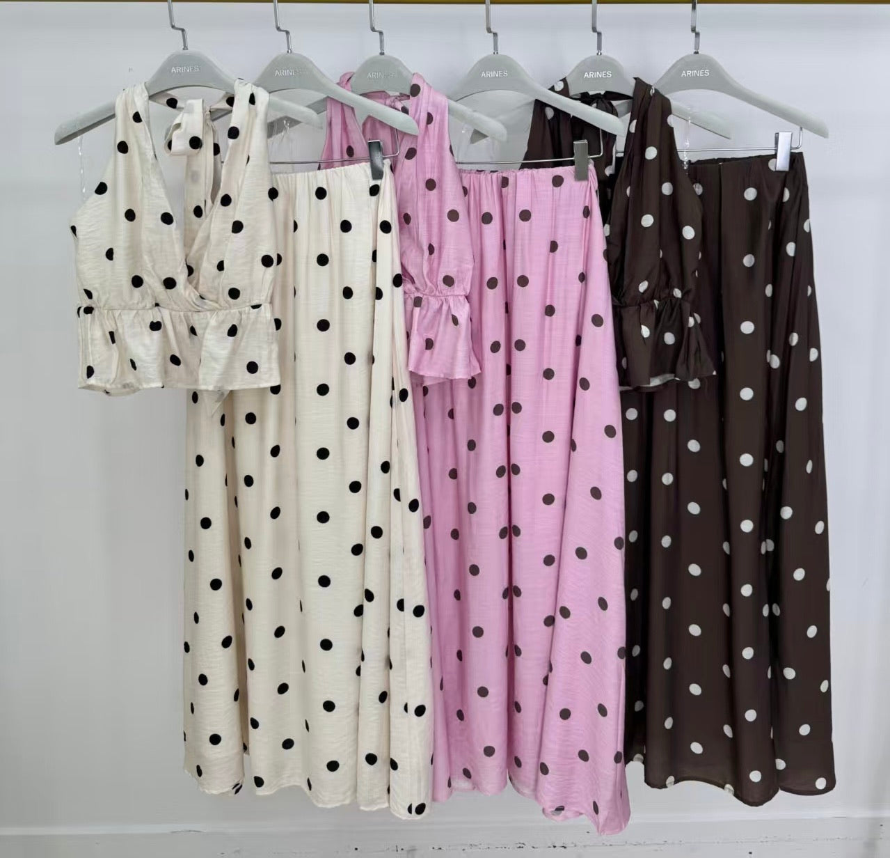 MAXI SET ZWEITEILER POLKA DOTS – Damenset bei Missnova
