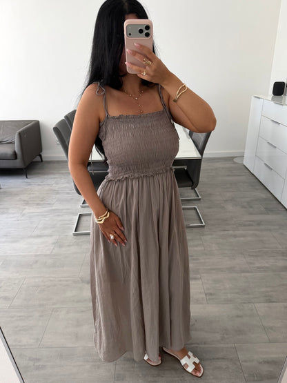 BAUMWOLLKLEID COSIMA MIT VERSTELLBAREN TRÄGERN