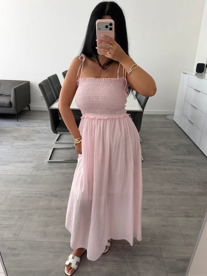 BAUMWOLLKLEID COSIMA MIT VERSTELLBAREN TRÄGERN