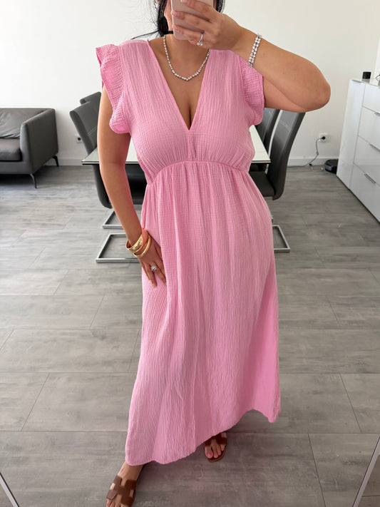 MUSSELIN KLEID MILENA