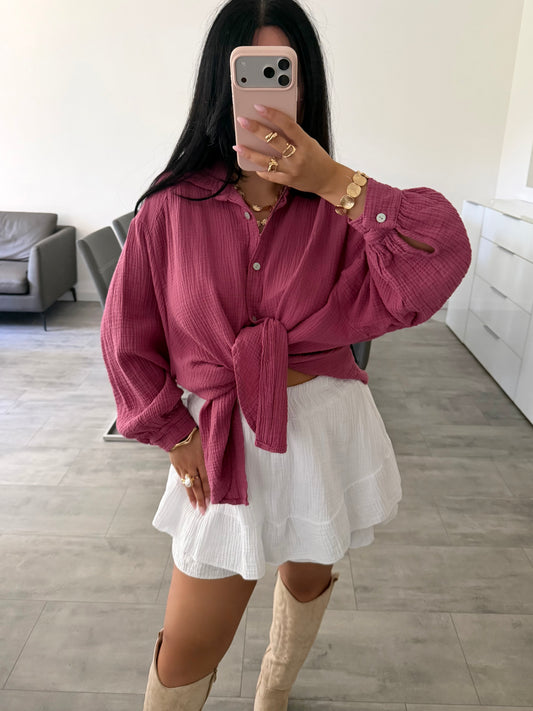 MUSSELIN BLUSE LEYA Musselin kaufen | Miss Nova