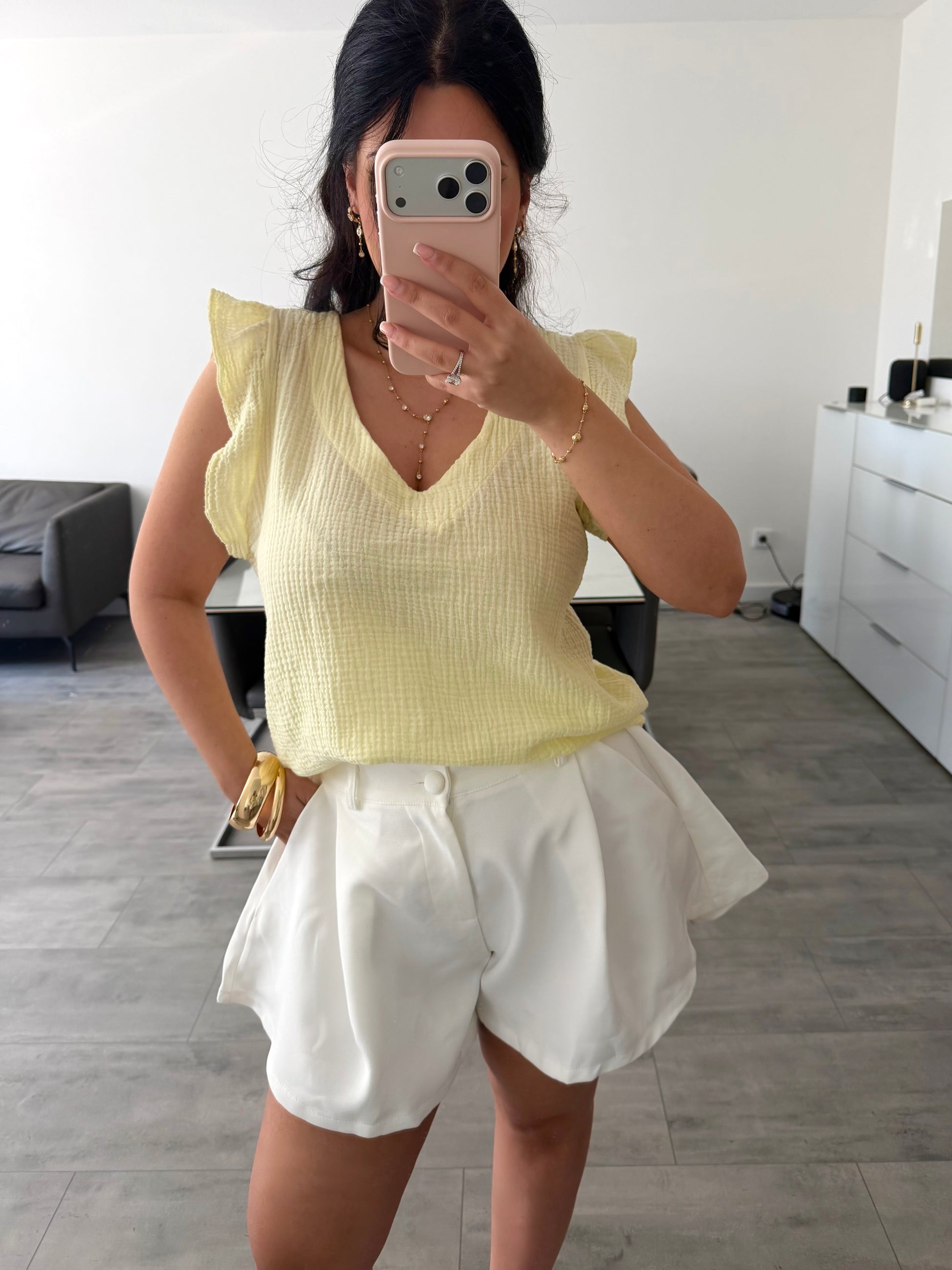 MUSSELIN TOP ESTHER – Musselin Mode Miss Nova