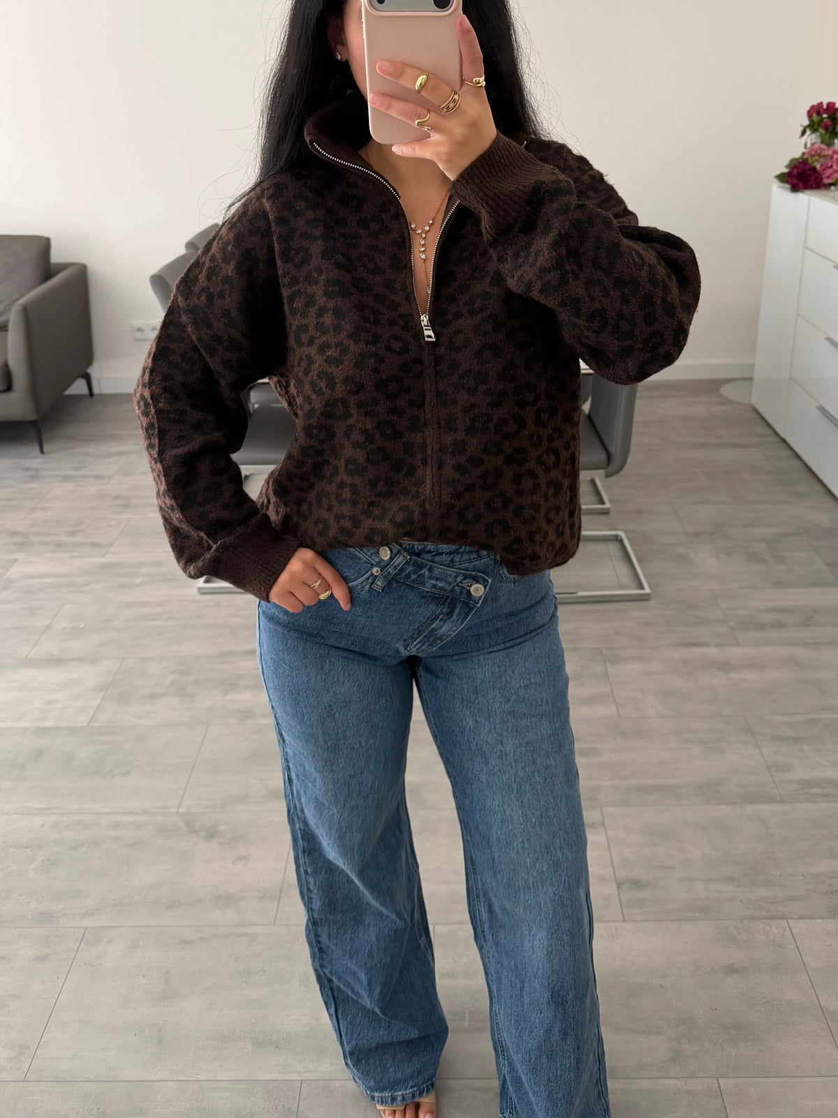 STRETCH STRAIGHT LEG JEANS EFFIE BLAU