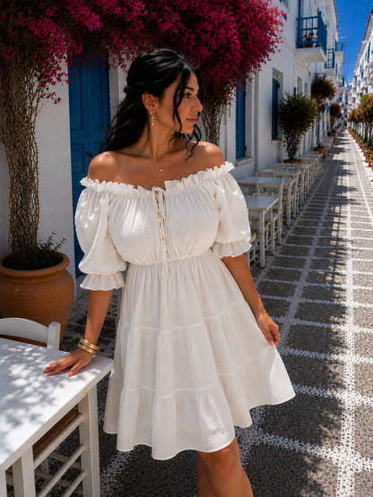 MUSSELIN BABYDOLLKLEID ELLA