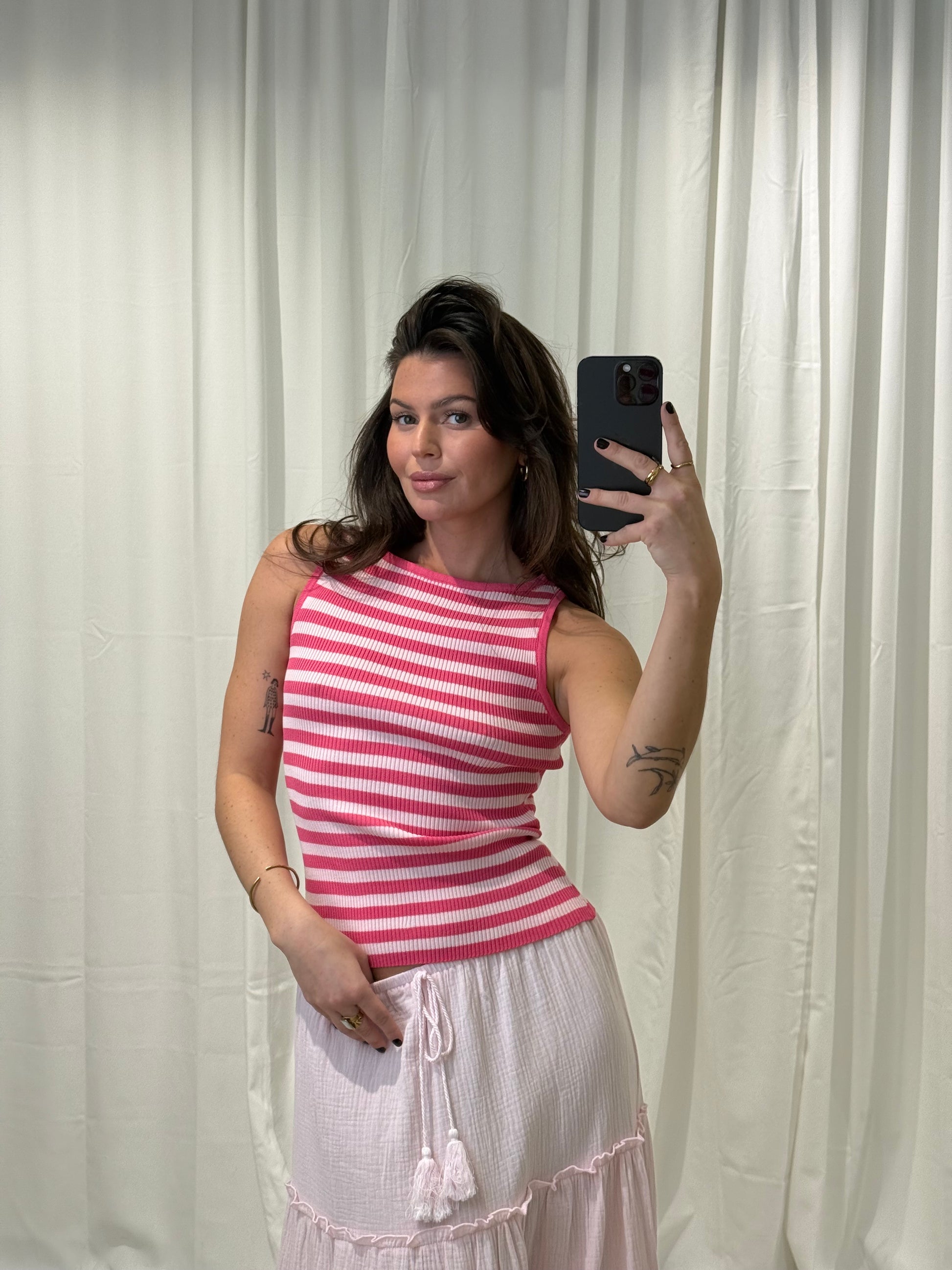 GERIPPTES TOP SOLEA – Miss Nova Damenmode