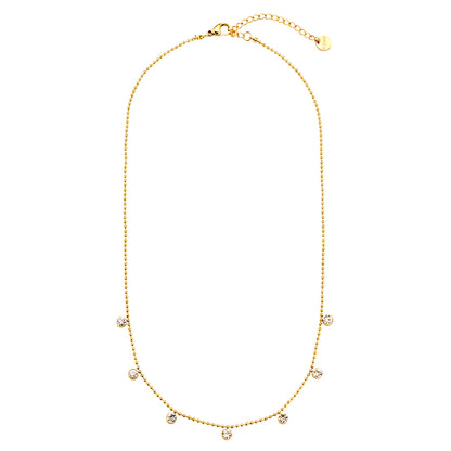Edelstahl Halskette Diamond Dots – Miss Nova Damenmode