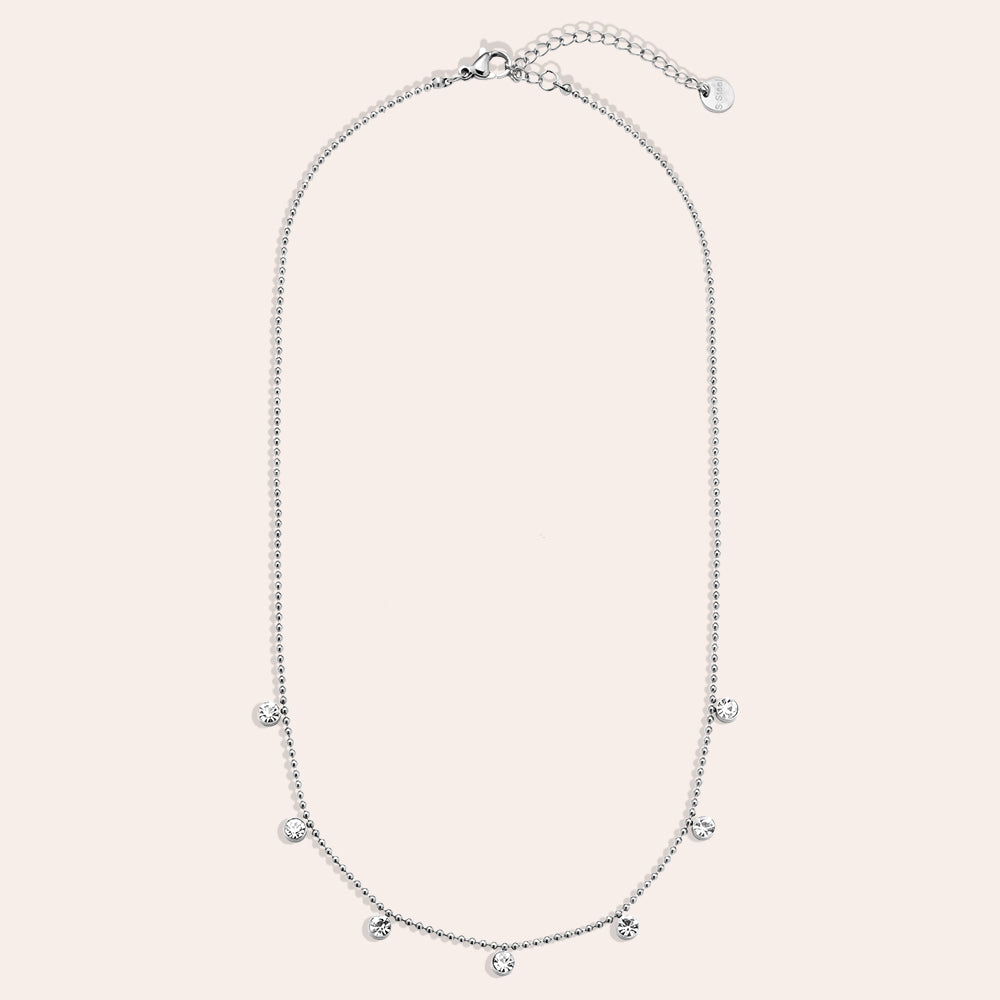 Edelstahl Halskette Diamond Dots – Miss Nova Damenmode