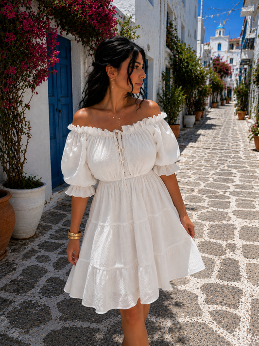 MUSSELIN BABYDOLLKLEID ELLA Musselin kaufen | Miss Nova