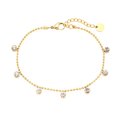 Edelstahl Armband Diamond Dots – Miss Nova Damenmode