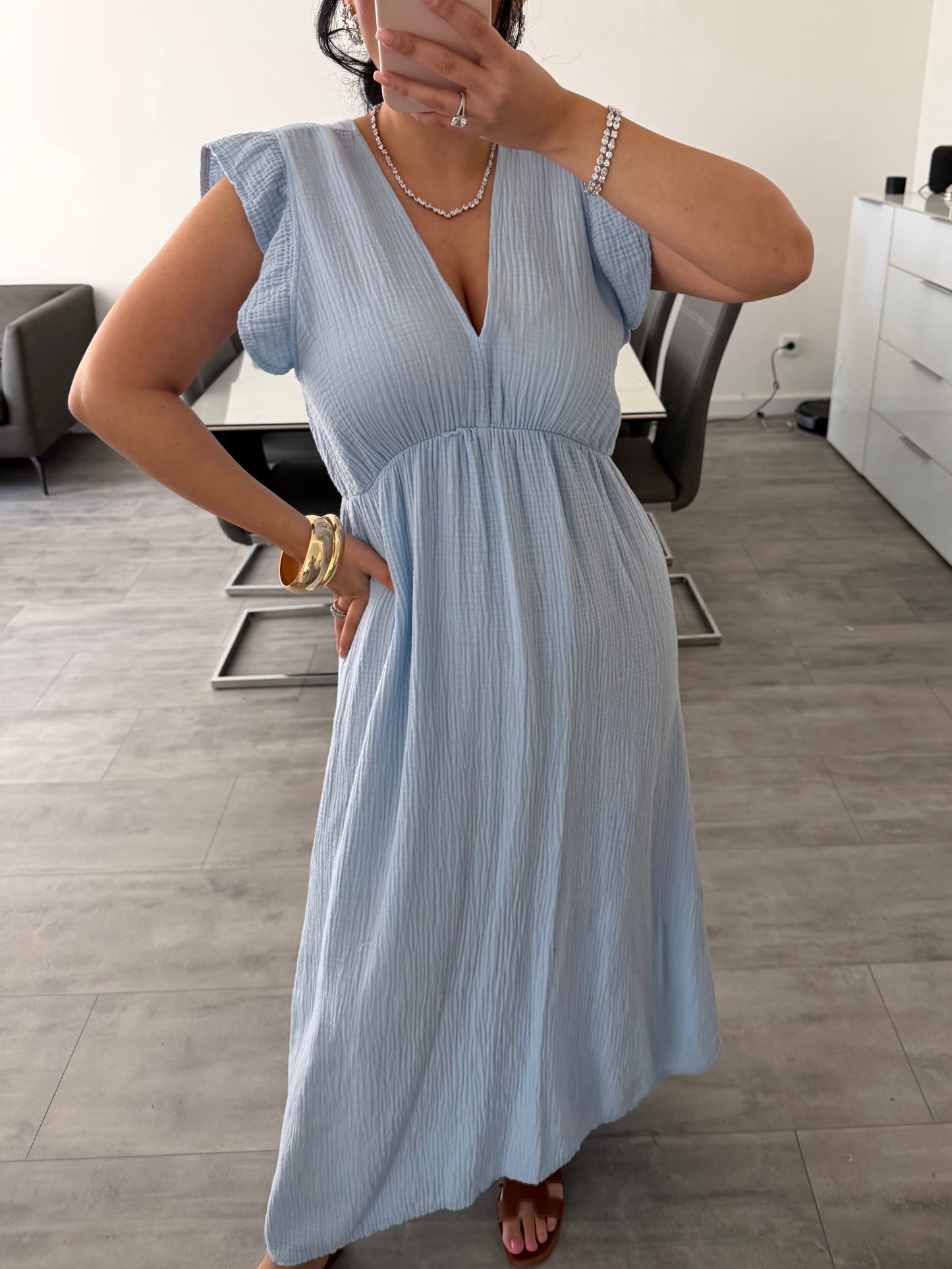 MUSSELIN KLEID MILENA – Musselin Mode Miss Nova