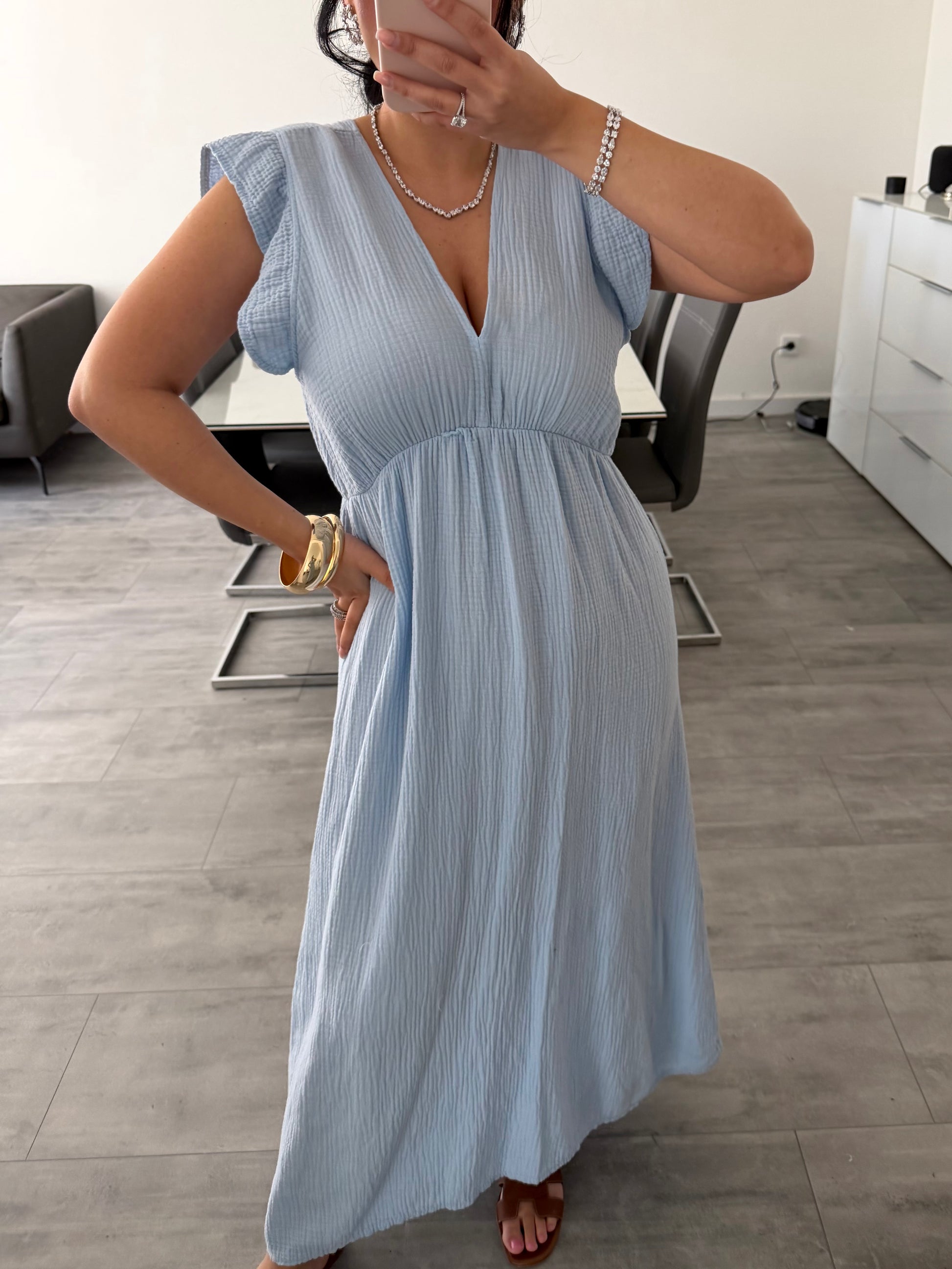 MUSSELIN KLEID MILENA – Musselin Mode Miss Nova
