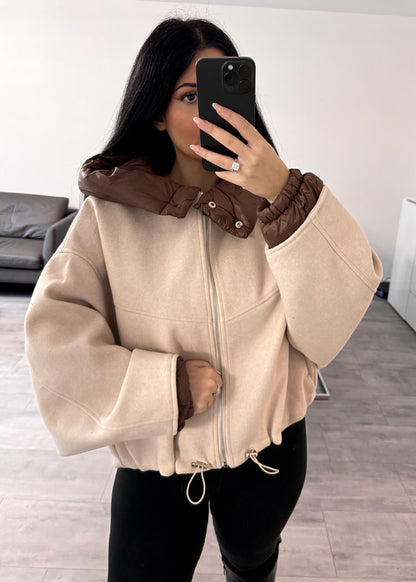 JACKE ELİN CREAM BEIGE