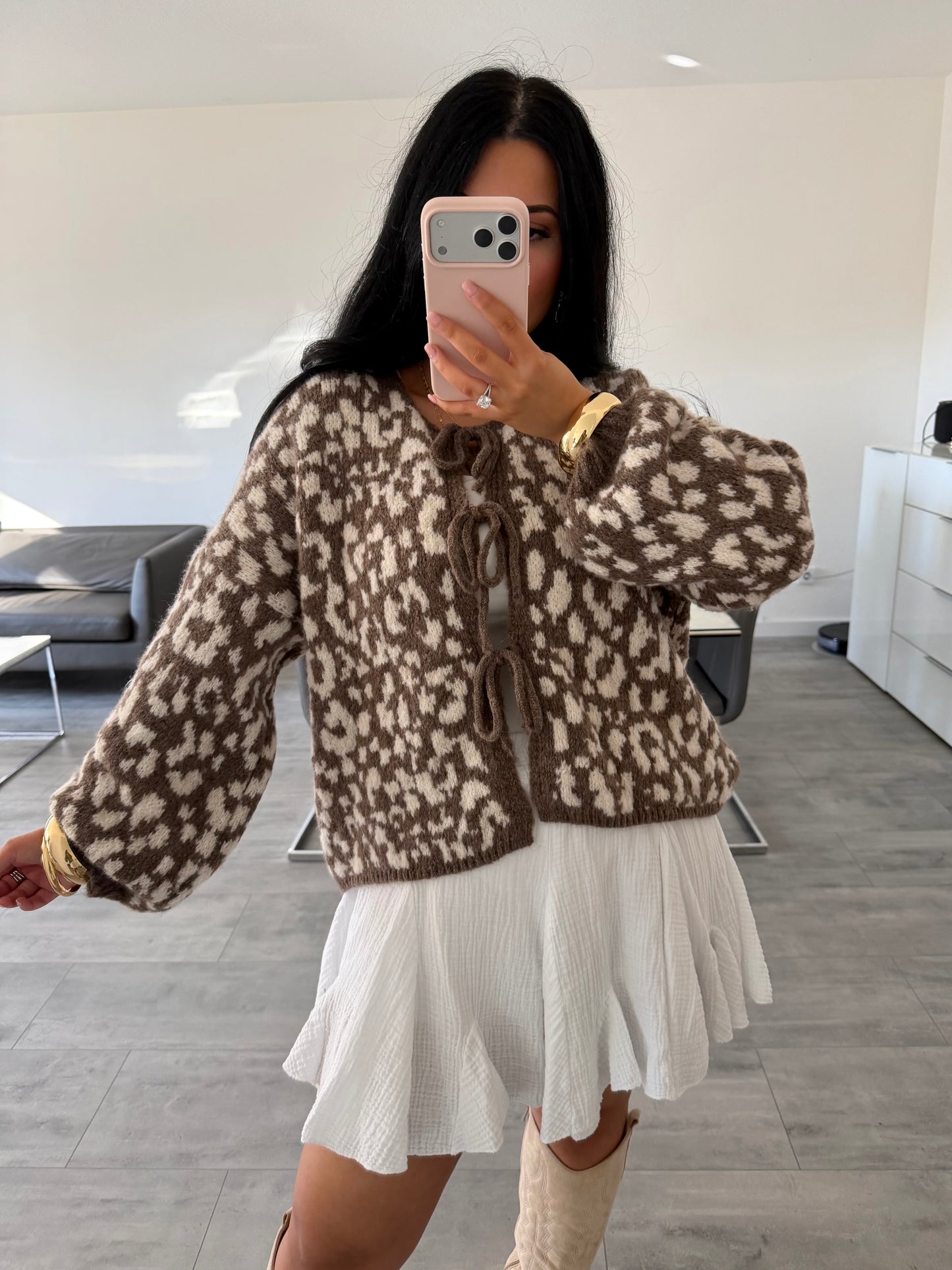 CARDIGAN NALA LEOPRINT – Miss Nova Damenmode