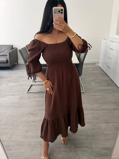MUSSELIN KLEID HELEN