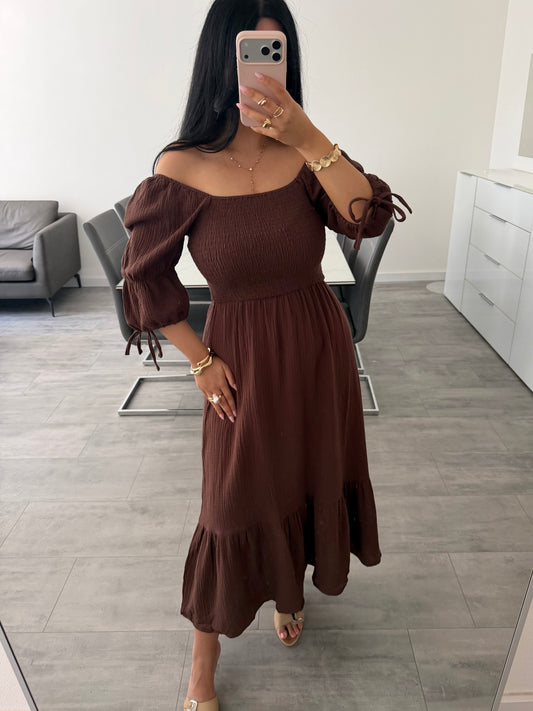 MUSSELIN KLEID HELEN Musselin kaufen | Miss Nova
