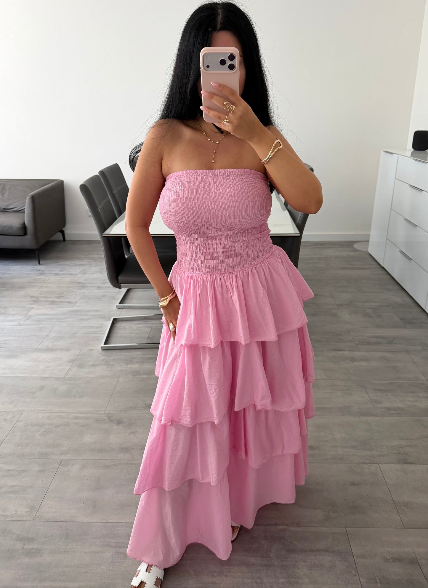 BAUMWOLL-MAXIKLEID SOPHIA