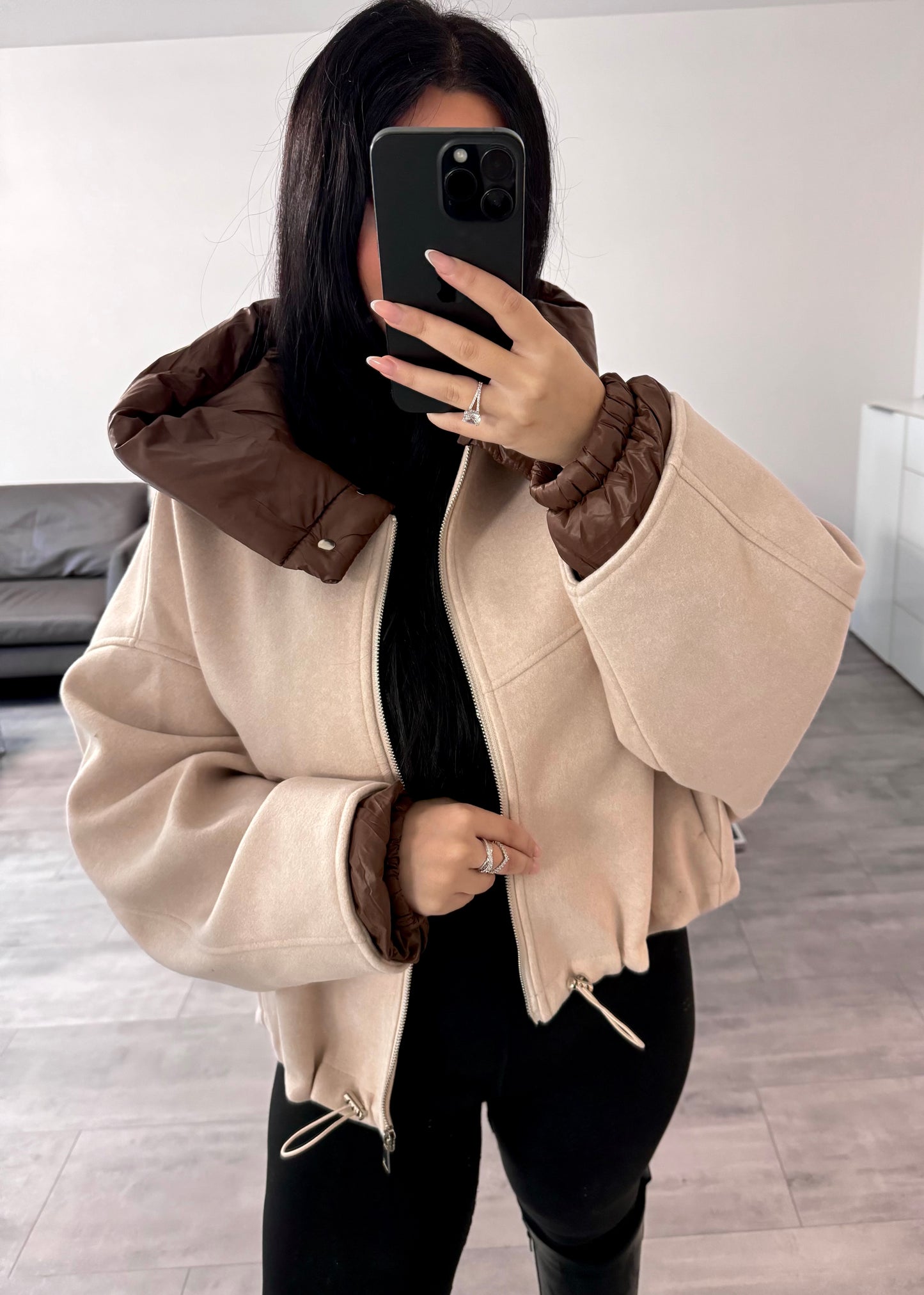 JACKE ELİN CREAM BEIGE