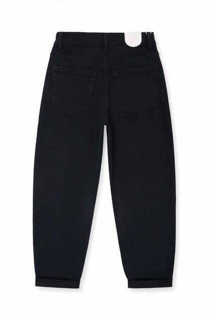 STRETCH MOM JEANS LANA SCHWARZ
