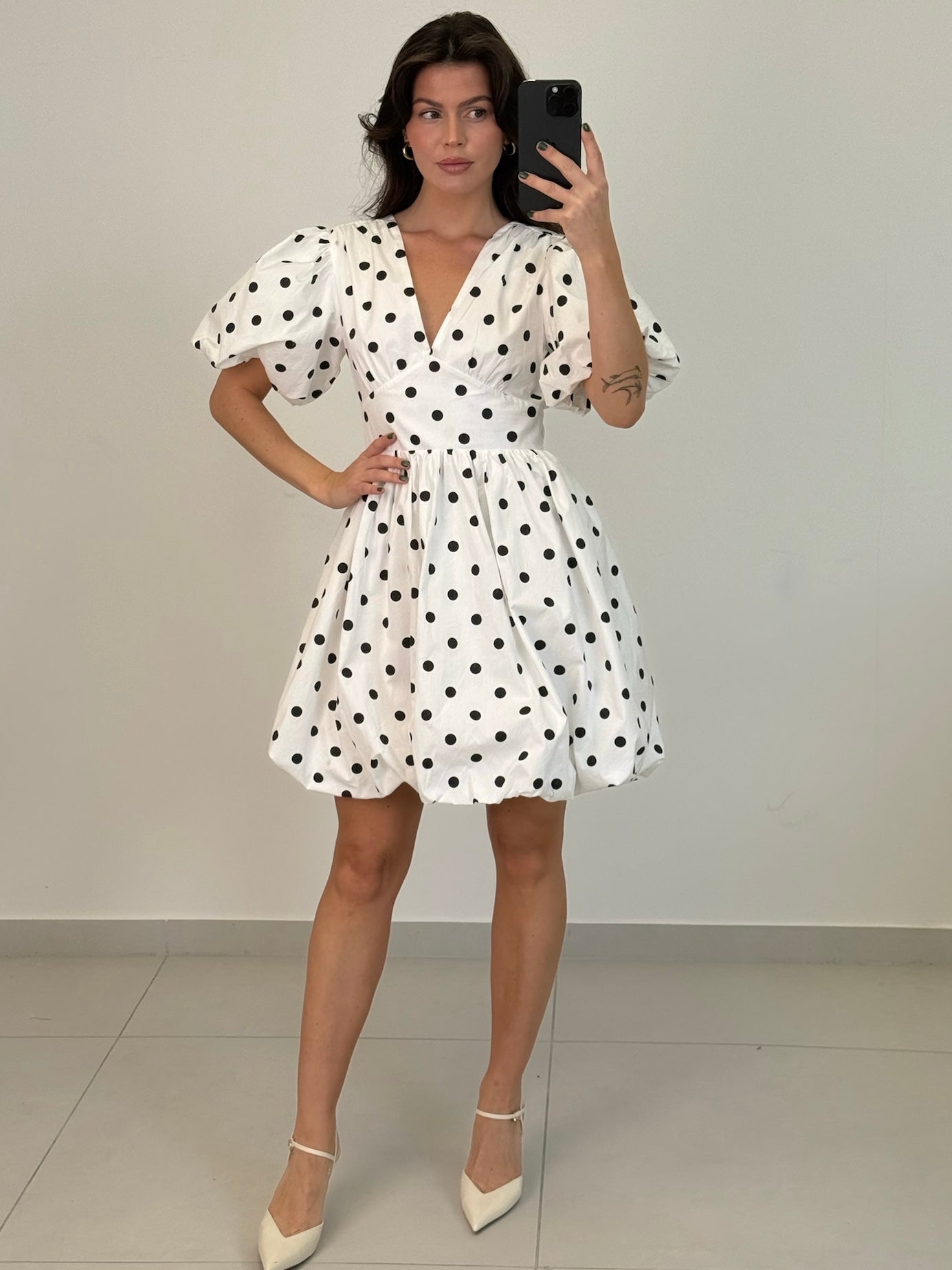 BAUMWOLLKLEID GEPUNKTET INES Ansicht 4 – Miss Nova Damenmode