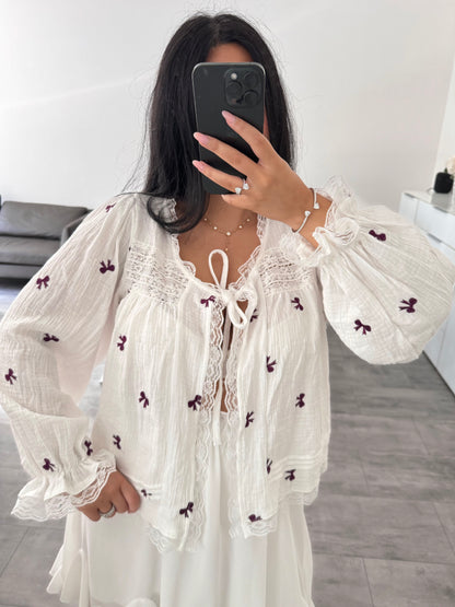 MUSSELINBLUSE MILANA