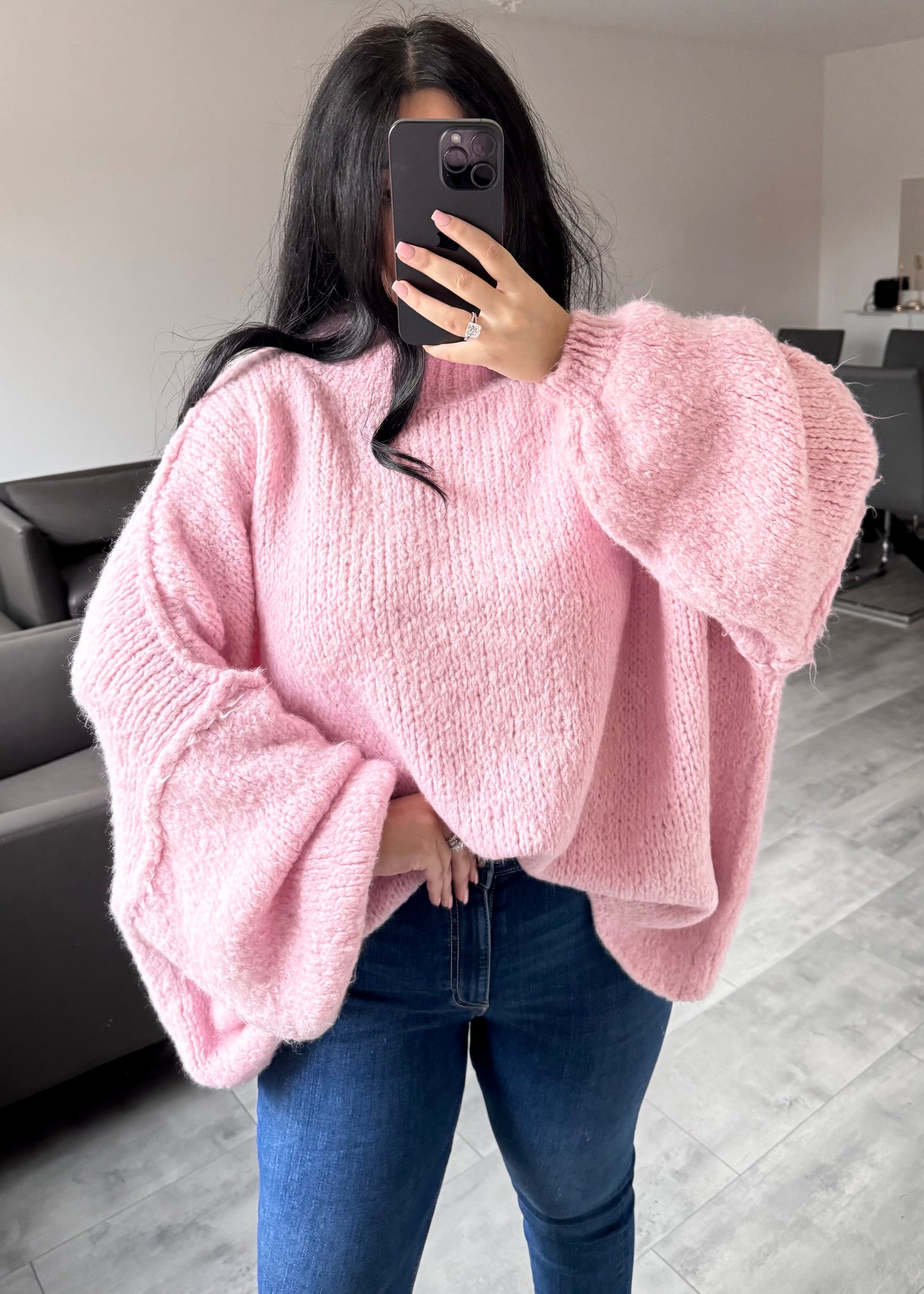 OVERSIZE PULLOVER FIONA ROSA