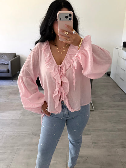 Musselinbluse Dahlia | Musselin Mode | missnova.de