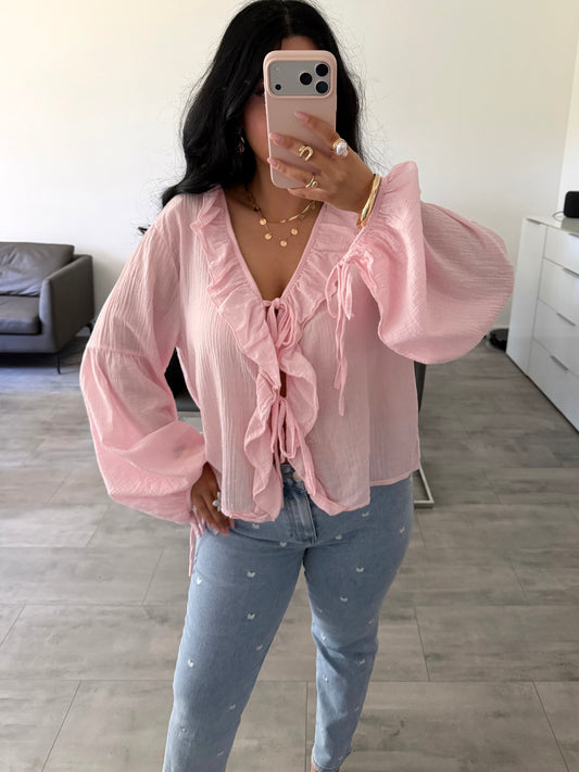 MUSSELINBLUSE DAHLIA Musselin kaufen | Miss Nova