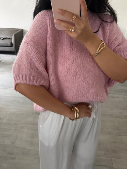 KURZARM PULLOVER NINA