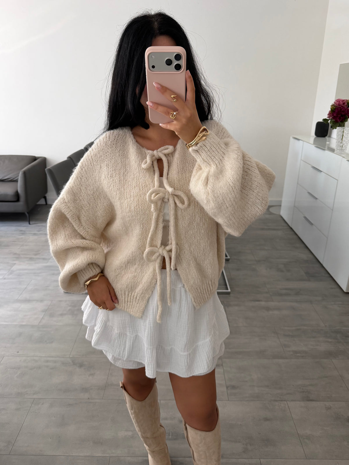CARDIGAN MALIA MIT SCHLEIFE