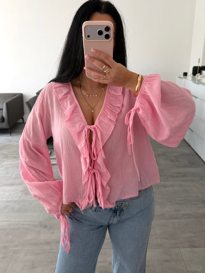 MUSSELINBLUSE DAHLIA – Musselin Mode Miss Nova