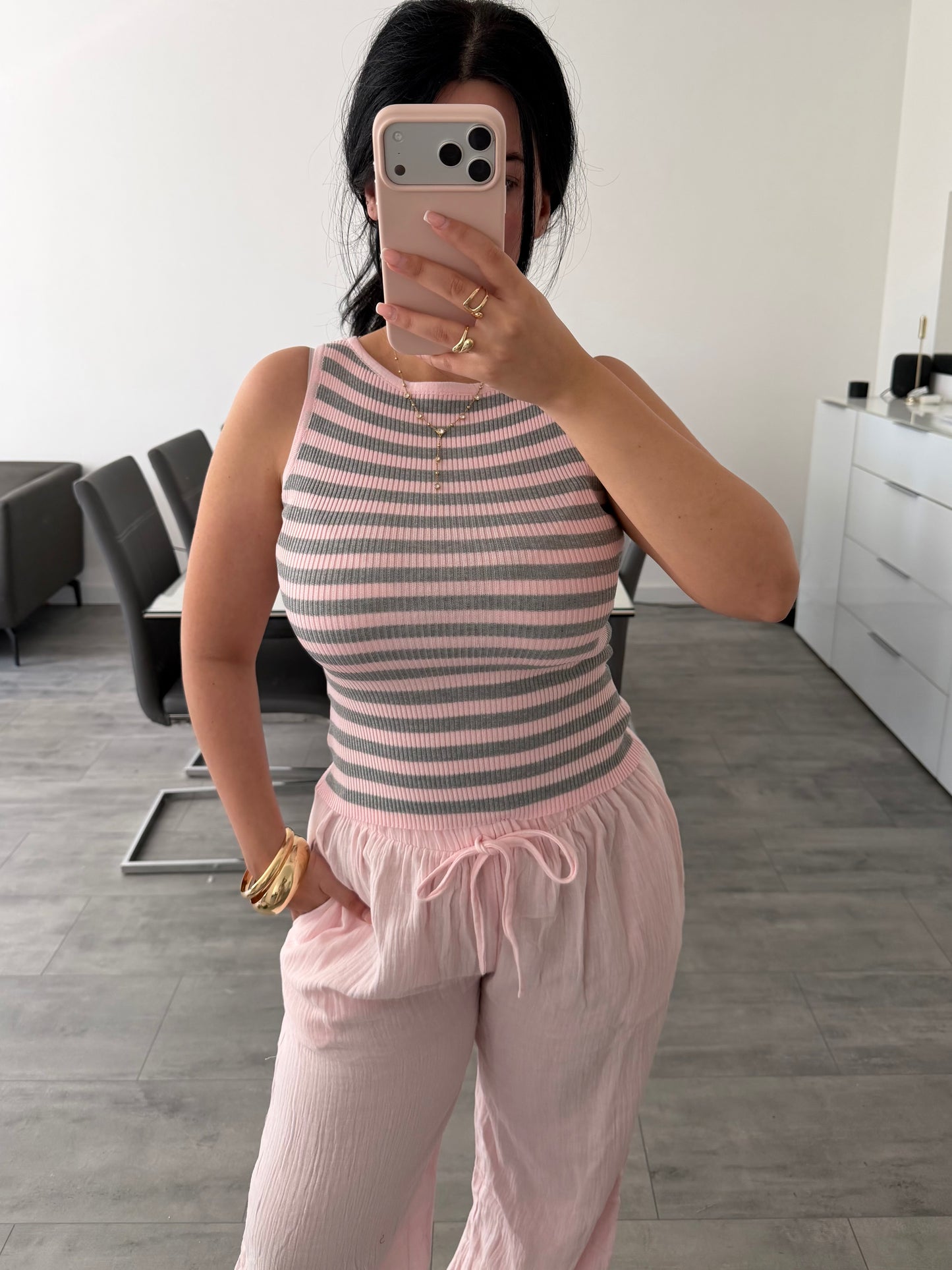 MUSSELIN HOSE MAVIE ROSA – Musselin Mode Miss Nova
