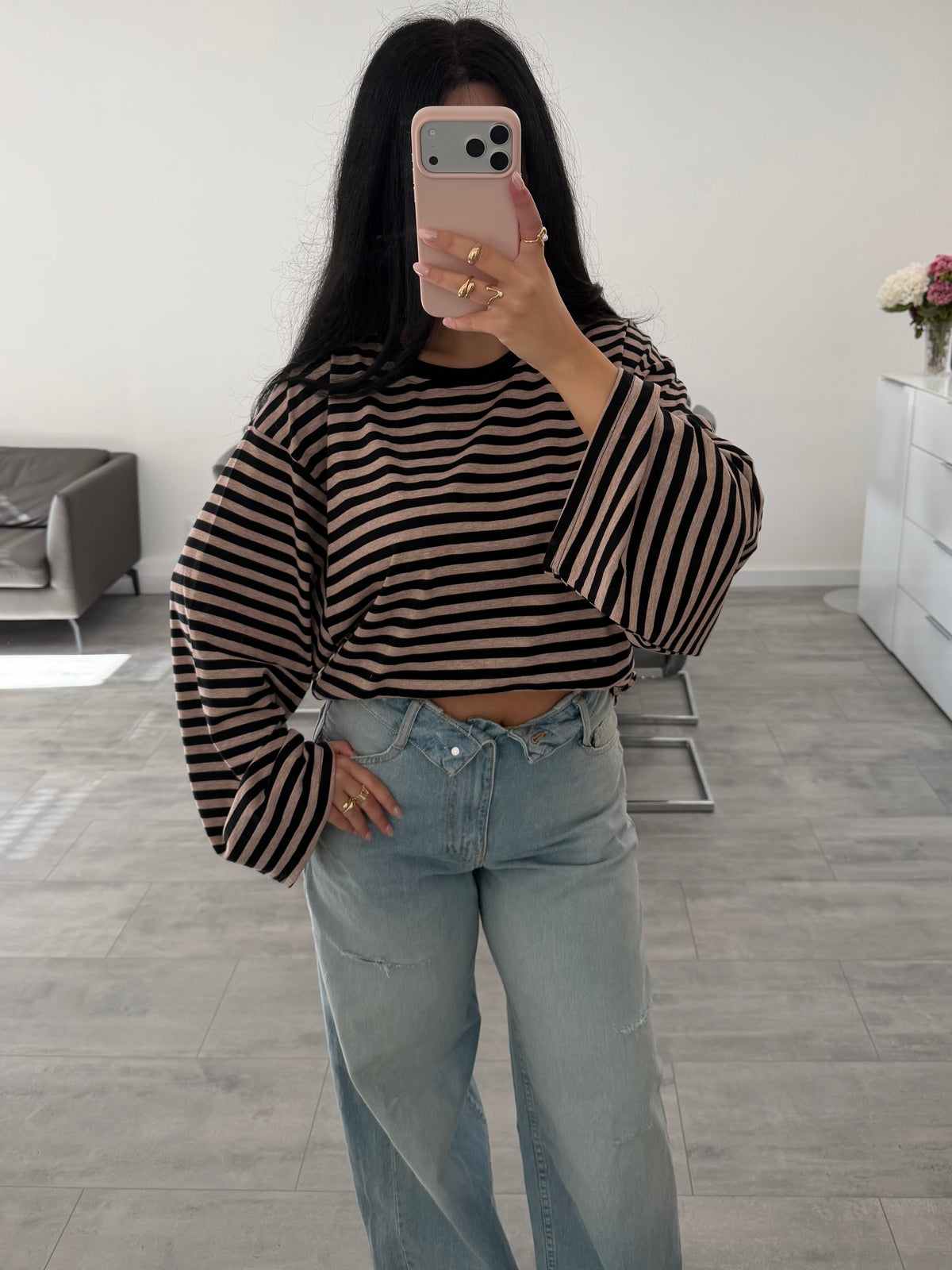 STRIPED COTTON LONGSLEEVE LINNEA