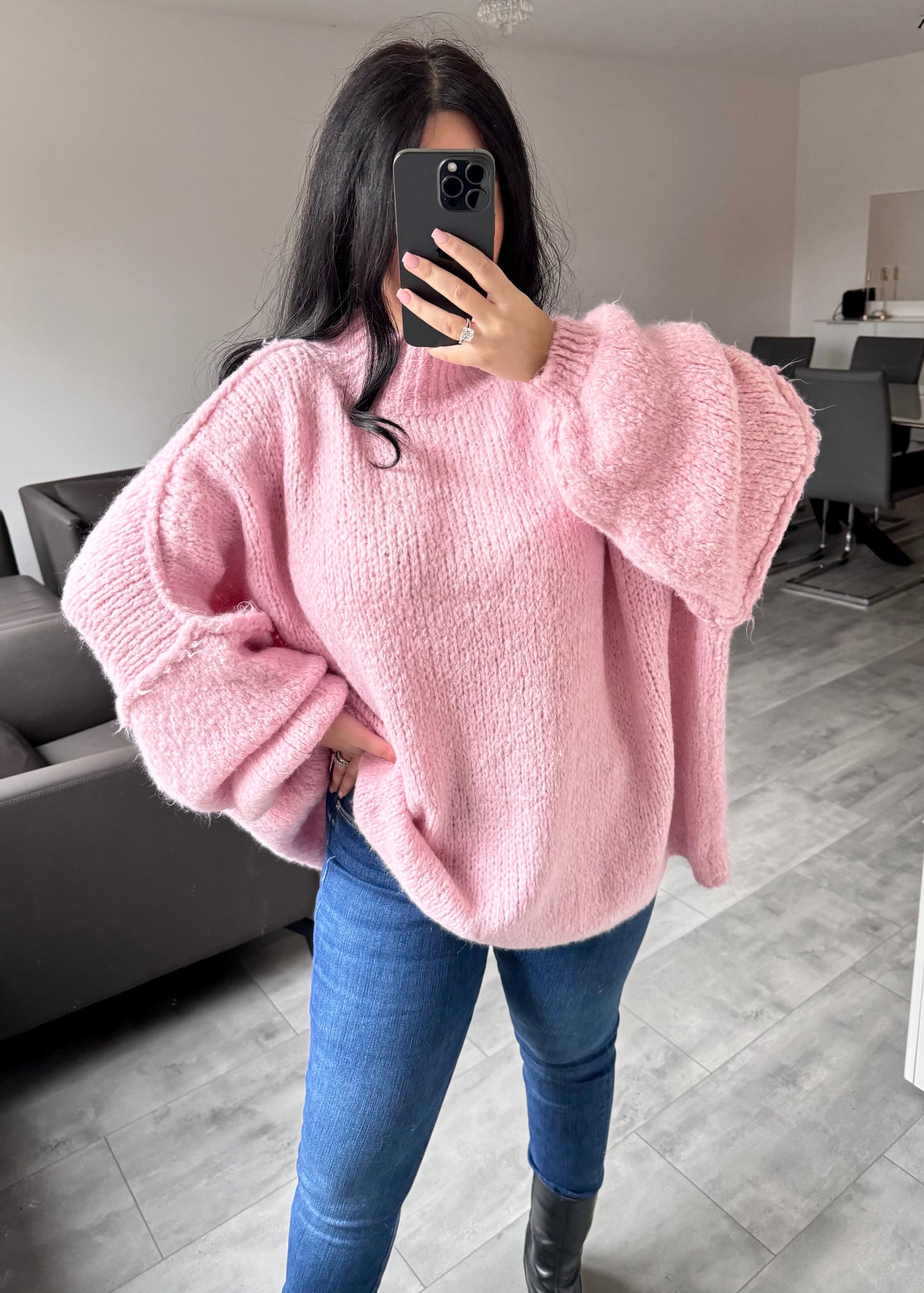 OVERSIZE PULLOVER FIONA ROSA