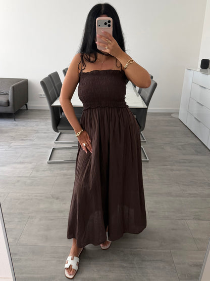 BAUMWOLLKLEID COSIMA MIT VERSTELLBAREN TRÄGERN