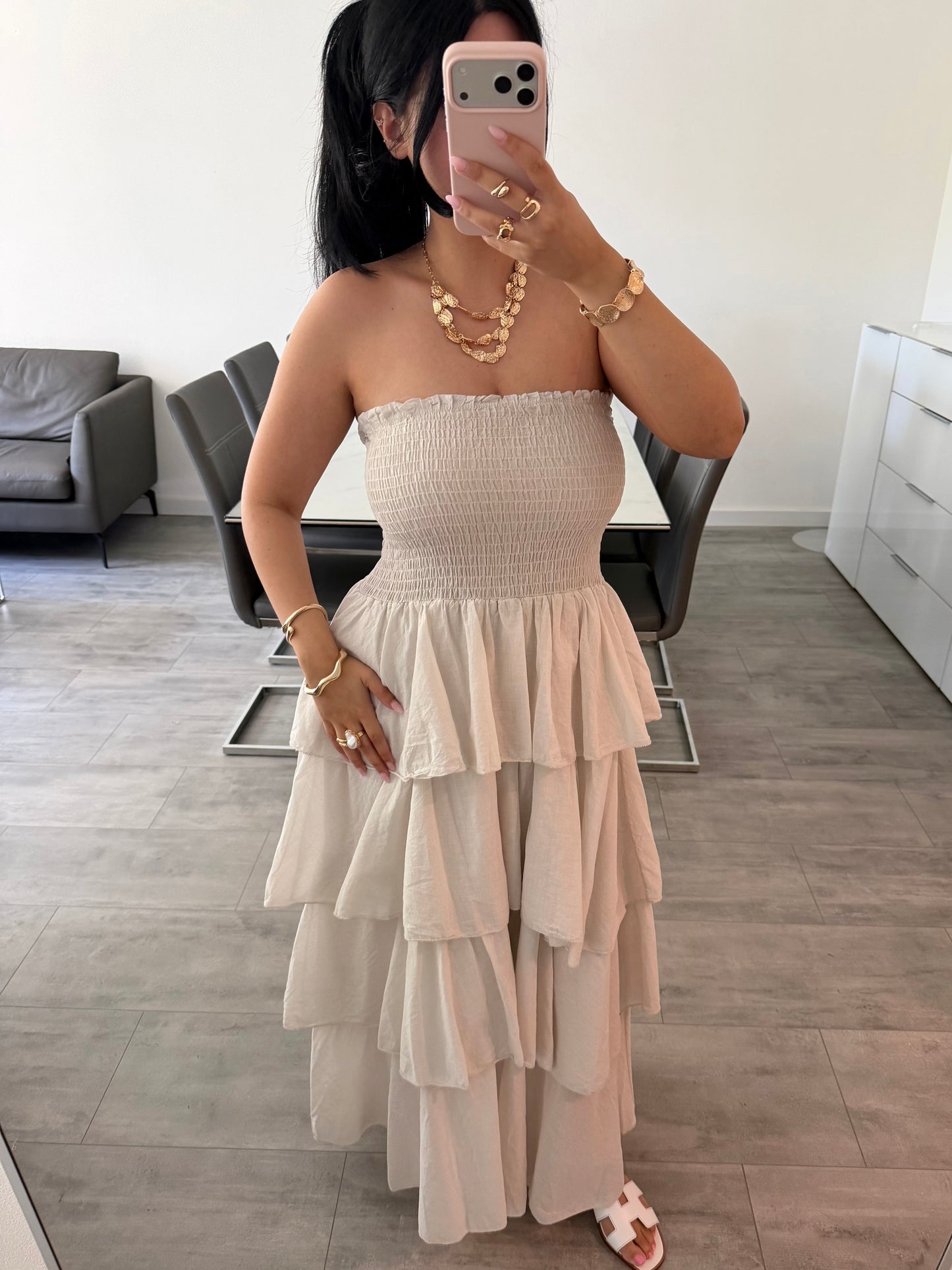 BAUMWOLL-MAXIKLEID SOPHIA – Damenkleid bei Missnova