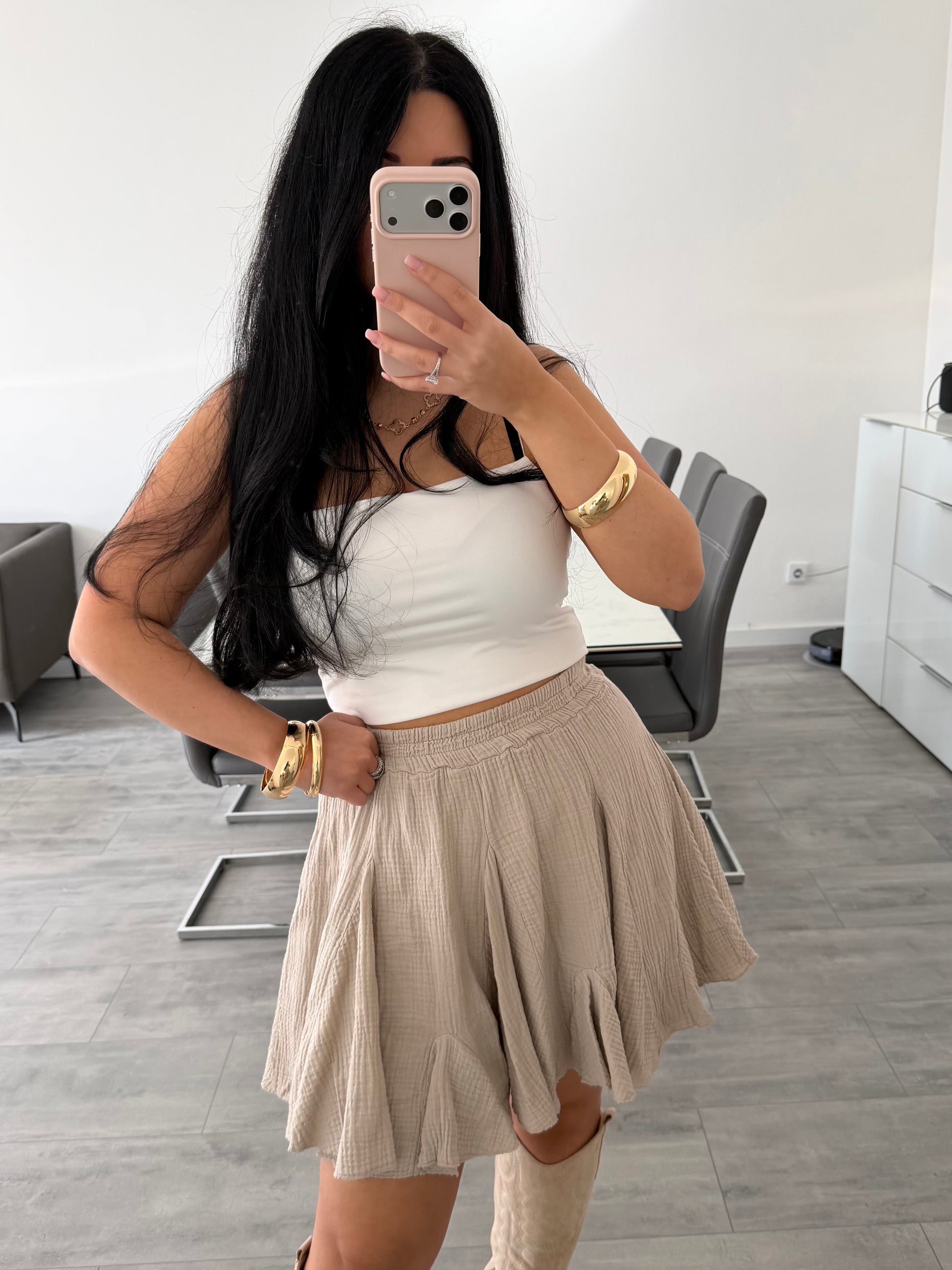 MUSSELIN HOSENROCK PIA – Musselin Damenmode bei Miss Nova